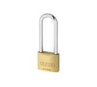 ABUS 35080 Catenaccio In Ottone 55/40mm Con Gancio Lungo 63mm Confezionato