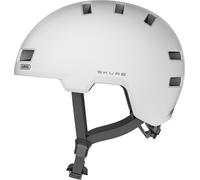 ABUS 40373 Casco da bici, Bianco (Polar white), S (52-56 cm)