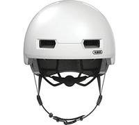 ABUS 40394 casco da bici, argento/bianco, S (52-56 cm)