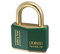 ABUS 42402 T84MB/40MM Lucchetto Verde Antiruggine Con Chiave Identica 8403
