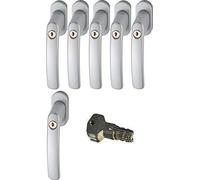 Abus 442582 FG200 S Sb Martellina Bloccabile, Argento, Im Set 6 Pezzi