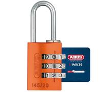 ABUS Lucchetto a combinazione 466076-145/20 Alluminio 20 mm 3 cifre Arancione