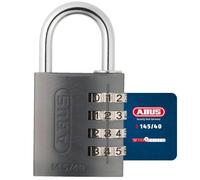 ABUS 488061-145/40_TITANIO Candado aluminio combinacion 40 mm 4 dígitos titanio