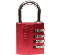 ABUS 48829 145/40 40mm Alluminio Lucchetto a Combinazione Rosso