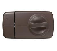 Abus 532689 7010 B - Serratura supplementare per porta con manopola interna, colore: Marrone