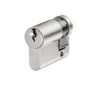 ABUS 55008 E60NP Euro Mezza Cilindro Nickel Perla 10mm/30mm Visi