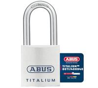 ABUS 562242-80TI/40HB40 Candado Titalium arco Nano protect y llave de 6 pitones 40 mm arco largo