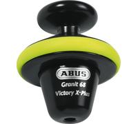 ABUS Granit Victory XPLus 68 Round-Lock Blocco disco freno, nero-giallo