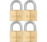 Abus Meccanico 65/40Mm Lucchetto In Ottone Quad Pack Abu6540Qpk