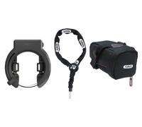 Abus 6950m am nr xplus frame lock black abus ach 2 0 6ks 85 85 cm chain lock st 5950 bag