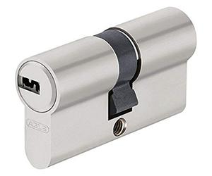 ABUS 71031 EC-SNP40/70 - Porta cilindrica nichelata opaca, 40 x 70 mm