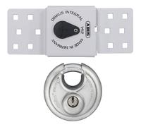 ABUS 83978 142 Serie Porta Scorrevole Furgone Blocco & 26/70mm Diskus Lucchetto