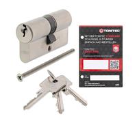 ABUS A93 - Cilindro di chiusura, realizzato individualmente, con 3 chiavi e codice ToniTec, profilo C73, misura 65/75 mm, doppio cilindro