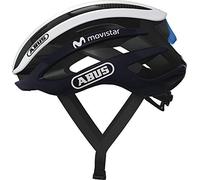 ABUS AirBreaker Casco da ciclismo - Casco da bici di fascia alta per ciclismo professionistico - Unisex, per uomo e donna - Blu / Bianco, Taglia S