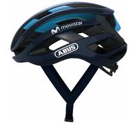 Casco Abus Airbreaker Movistar Team 2024 blu verde bianco - L