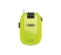 Abus, Antifurto a cavo ABUS Combiflex, antifurto per la sicurezza di sci, caschi, passeggini e bagagli, Trip 85, lunghezza 85 cm, spessore 3 mm, con codice numerico, giallo