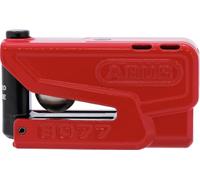 Abus Antifurto per freno Granito Detecto XPlus 8077 2.0 SRA Antifurto per Moto con Allarme e Preallarme Intelligente - Acciaio Temperato - per Protezione Moto di Alta Qualità - Rosso