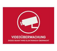 ABUS AU1321 Segnale di avvertimento Videosorveglianza Lingue Tedesco (L x A) 74