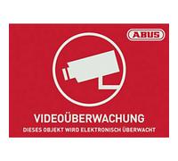 ABUS AU1421 Segnale di avvertimento Videosorveglianza Lingue Tedesco (L x A) 74