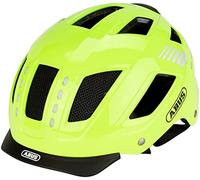 Casco Ciclismo Urban Abus Hyban 2.0 LED Signal Yellow Taglia:XL