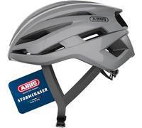 Casco abus stormchaser race road grigio