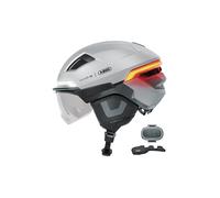 Casco Ciclismo Urban Abus HYP-E BL.ACE Gleam Silver Taglia:M