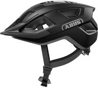 ABUS Casco da bicicletta Aduro 3.0 LED - Casco sportivo da città dal design elegante per escursioni quotidiane e sportive - con fanale posteriore - per uomo e donna - taglia M, nero