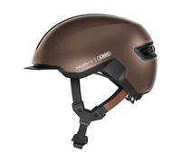 ABUS Casco da bicicletta HUD-Y - con luce posteriore LED magnetica ricaricabile e chiusura magnetica - Casco urbano elegante per l'uso quotidiano - per uomo e donna