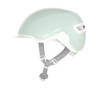 ABUS Casco da bicicletta HUD-Y - con luce posteriore LED magnetica ricaricabile e chiusura magnetica - Casco urbano elegante per l'uso quotidiano - per uomo e donna