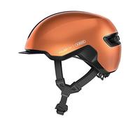 ABUS Casco da bicicletta HUD-Y - con luce posteriore LED magnetica ricaricabile e chiusura magnetica - Casco urbano elegante per l'uso quotidiano - per uomo e donna