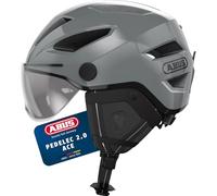 Casco Ciclismo Urban Abus Pedelec 2.0 ACE Race Grey Taglia:L