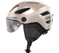 ABUS casco da città Pedelec 2.0 ACE - casco da bici con luce posteriore, visiera, parapioggia, protezione per le orecchie - per uomini e donne