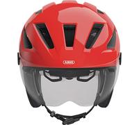 ABUS casco da città Pedelec 2.0 ACE - casco da bici con luce posteriore, visiera, parapioggia, protezione per le orecchie - per uomini e donne