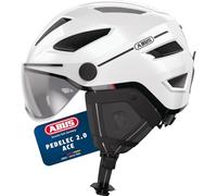 Casco Ciclismo Urban Abus Pedelec 2.0 ACE Pearl White Taglia:S