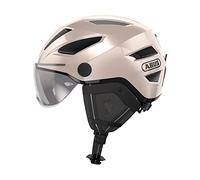 ABUS casco da città Pedelec 2.0 ACE - casco da bici con luce posteriore, visiera, parapioggia, protezione per le orecchie - per uomini e donne