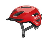 ABUS Casco da città Pedelec 2.0 - Casco da bicicletta con luce posteriore e cappuccio antipioggia - Per il traffico urbano - Per donne e uomini