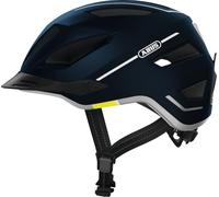 ABUS Casco da città Pedelec 2.0 - Casco da bicicletta con luce posteriore e cappuccio antipioggia - Per il traffico urbano - Per donne e uomini