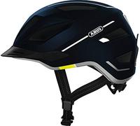 ABUS casco da città Pedelec 2.0 - casco da bicicletta con luce posteriore e parapioggia - per il traffico cittadino - per uomini e donne