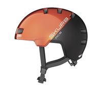 ABUS casco da città Skurb ACE - Elegante bici per uso quotidiano, skating, BMX o lonGBoard Arancione (Goldfish orange), taglia M