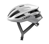 ABUS Casco da Corsa PowerDome, Made in Italy, gleam silver, S