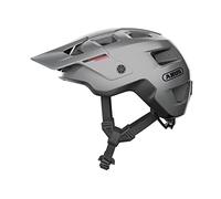 Abus, Casco da MTB ABUS MoDrop, casco da bici robusto con buona ventilazione per mountain bike, vestibilità individuale, unisex, argento, taglia L