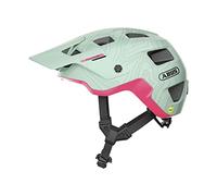 Abus, Casco da MTB ABUS MoDrop MIPS, robusto casco da bici con protezione contro gli impatti volventi per mountain bike, vestibilità individuale, unisex, verde, taglia M