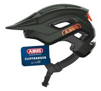 Abus Casco da MTB CliffHanger - casco da bici per percorsi impegnativi - con ampie aperture di ventilazione e fibbie TriVider - per uomo e donna