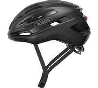ABUS Casco gravel Taipan LED - Casco da bicicletta con luce per il gravel biking - leggero, versatile e ben ventilato - con supporto per occhiali - per adolescenti, donne e uomini - taglia L, nero