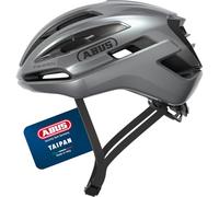 ABUS Casco gravel Taipan - Casco da bicicletta per gravel bike - leggero, versatile e ben ventilato - con supporto per occhiali - per adolescenti, donne e uomini - taglia M, argento