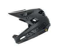 ABUS Casco integrale AirDrop MIPS QUIN - MTB: Downhill, Freeride e Enduro - Casco da mountain bike con rilevamento delle cadute e ventilazione ottimizzata - per adulti