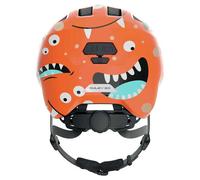 ABUS Casco per bambini Smiley 3.0 Arancione Mostro, calzata bassa - Taglia M