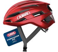 Abus StormChaser ACE - Casco da Corsa Leggero per Gare Ciclistiche, Gravel e Ciclocross - per Donna e Uomo, Rot (performance red), L (57-61 cm)