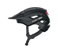 ABUS casco MTB Cliffhanger QUIN - casco intelligente per percorsi ripidi - con rilevamento cadute e sistema di allarme SOS - per uomo e donna - nero opaco, taglia S