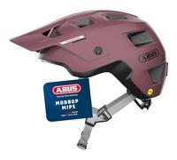 ABUS Casco MTB MoDrop MIPS, Rosso, M